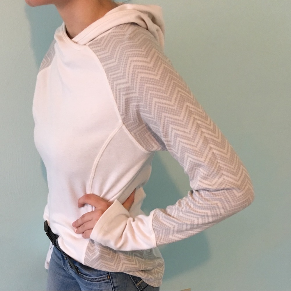 White sweater/ hoodie